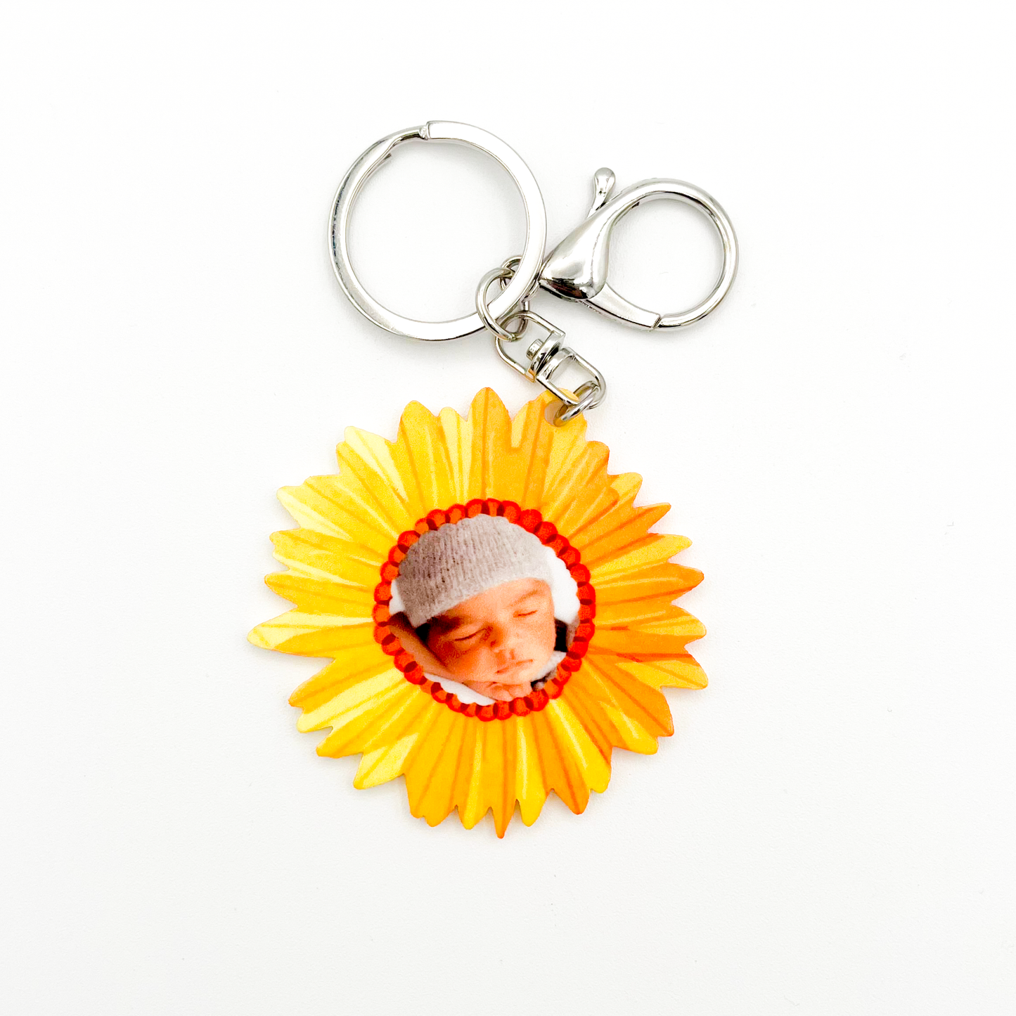 Acrylic Bag Charm: Baby Sunflower