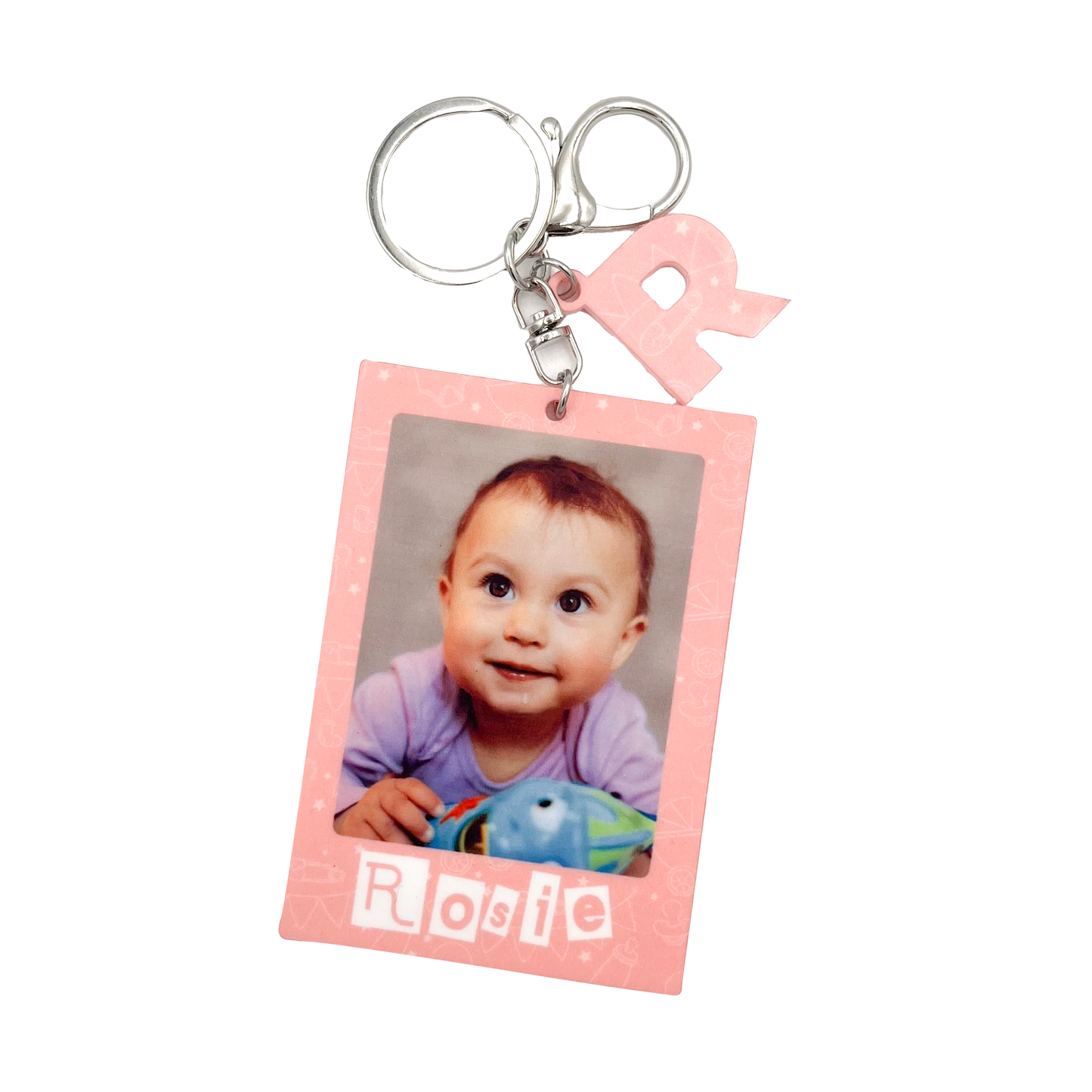 Acrylic Bag Charm: Baby Frame