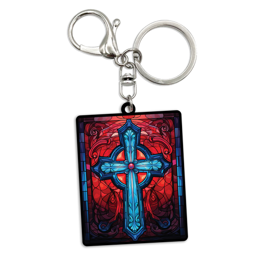 Acrylic Bag Charm: Crimson