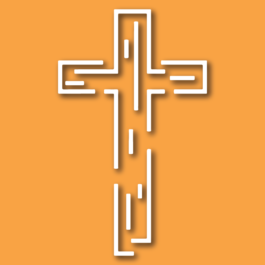 Vehicle Sticker: Cross Uneven