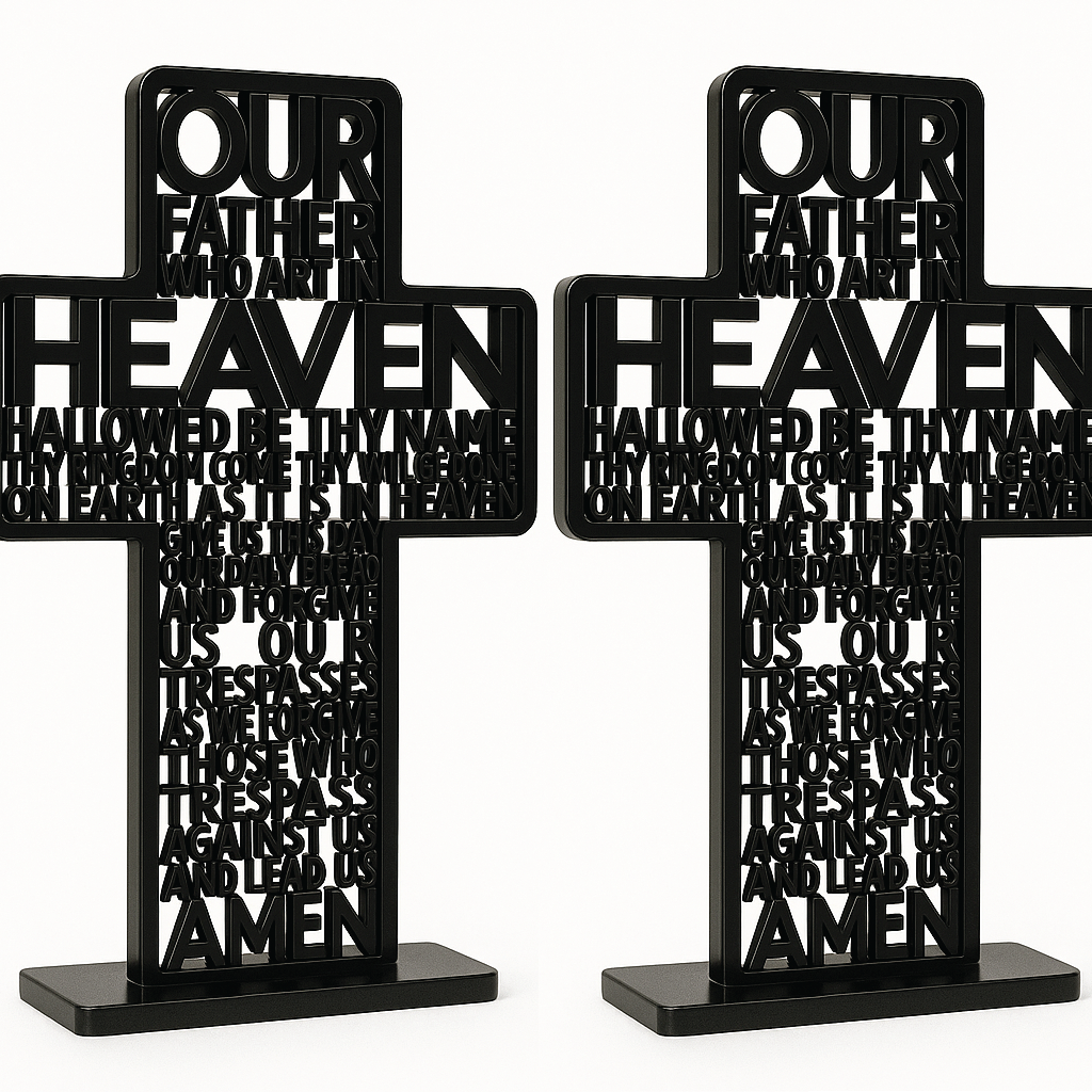 Acrylic Standing Decor: The Lord's Prayer Cutout