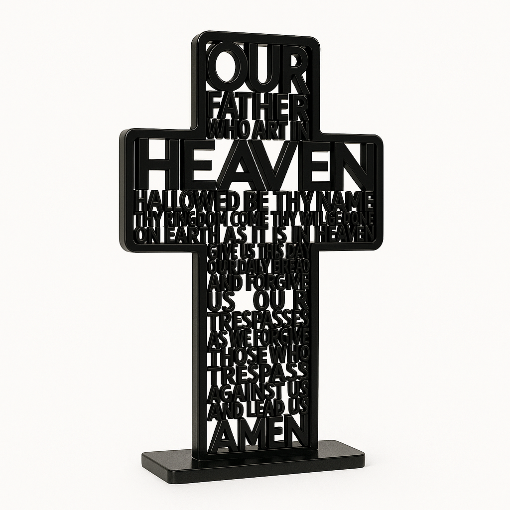 Acrylic Standing Decor: The Lord's Prayer Cutout