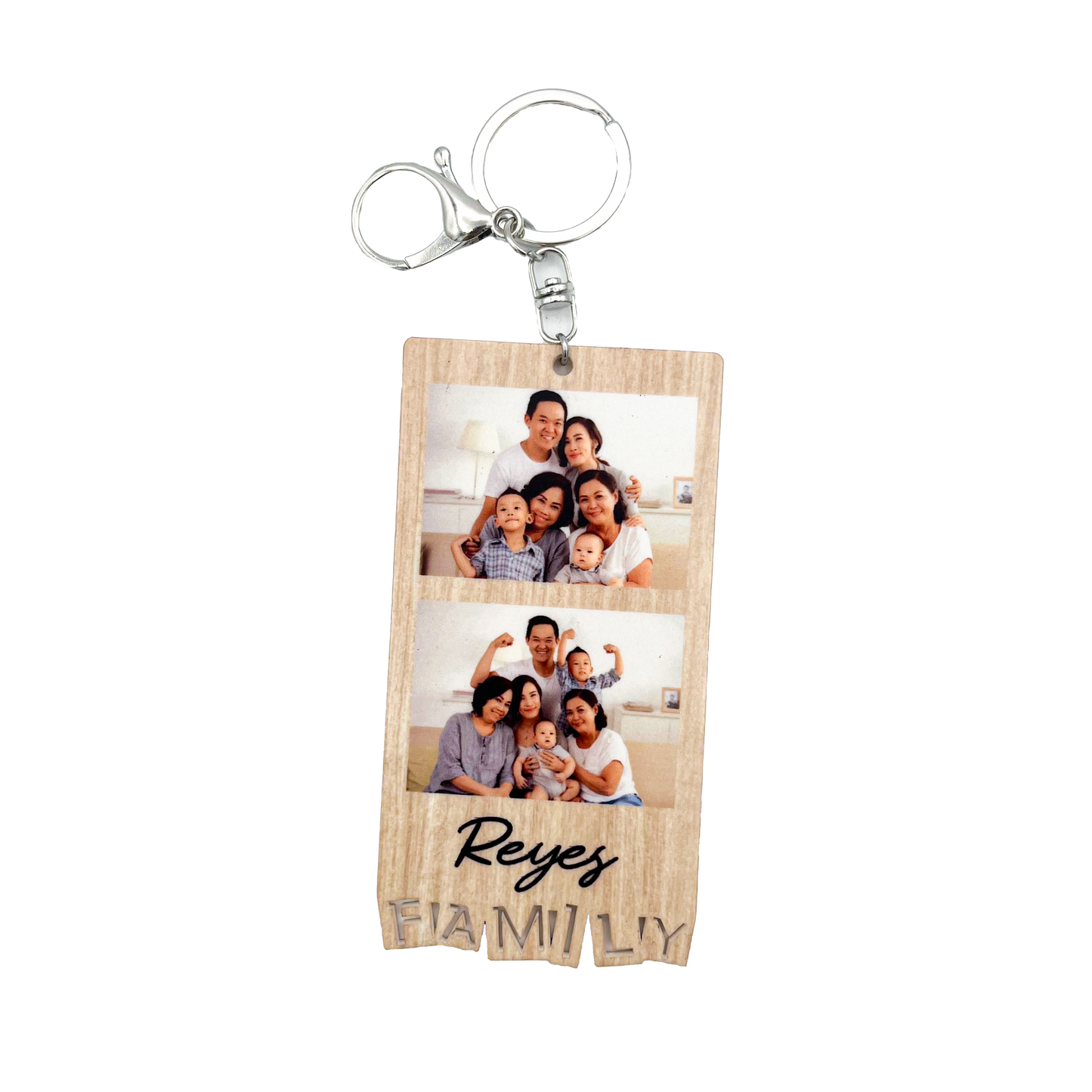 Acrylic Bag Charm: Family Cutout