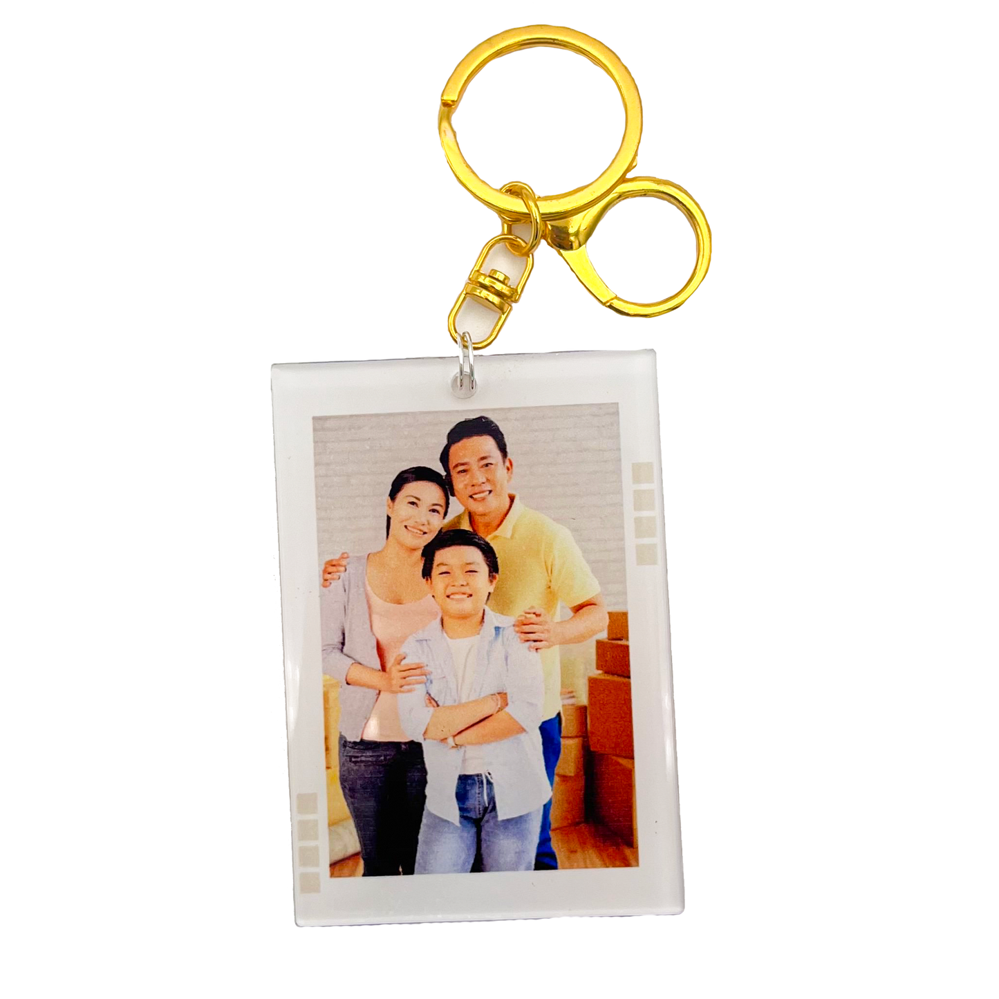 Acrylic Bag Charm: Family Photo