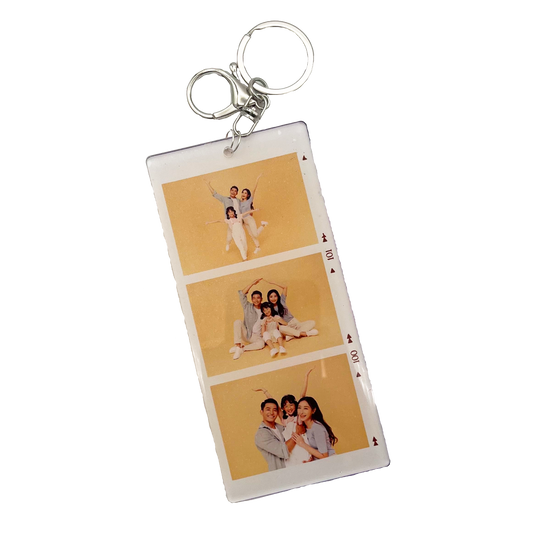 Acrylic Bag Charm: Family Three Pics