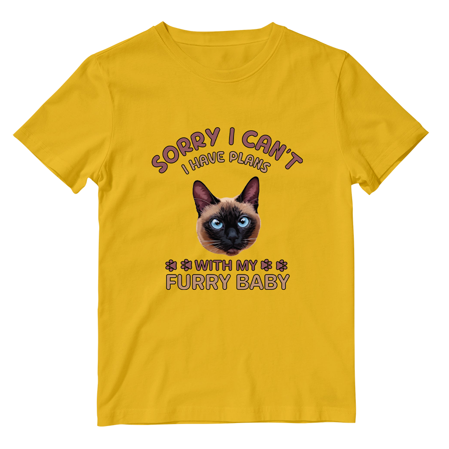 Cotton Shirt: I Have Plans With My Furry Baby