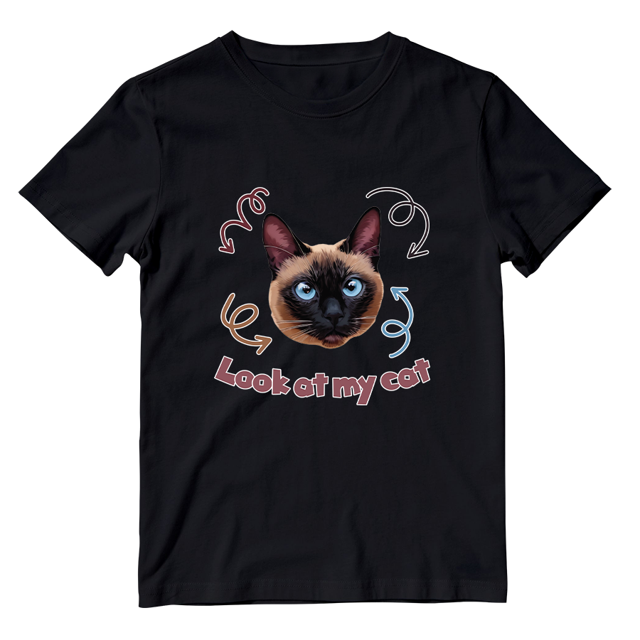 Cotton Shirt: Look at My Cat
