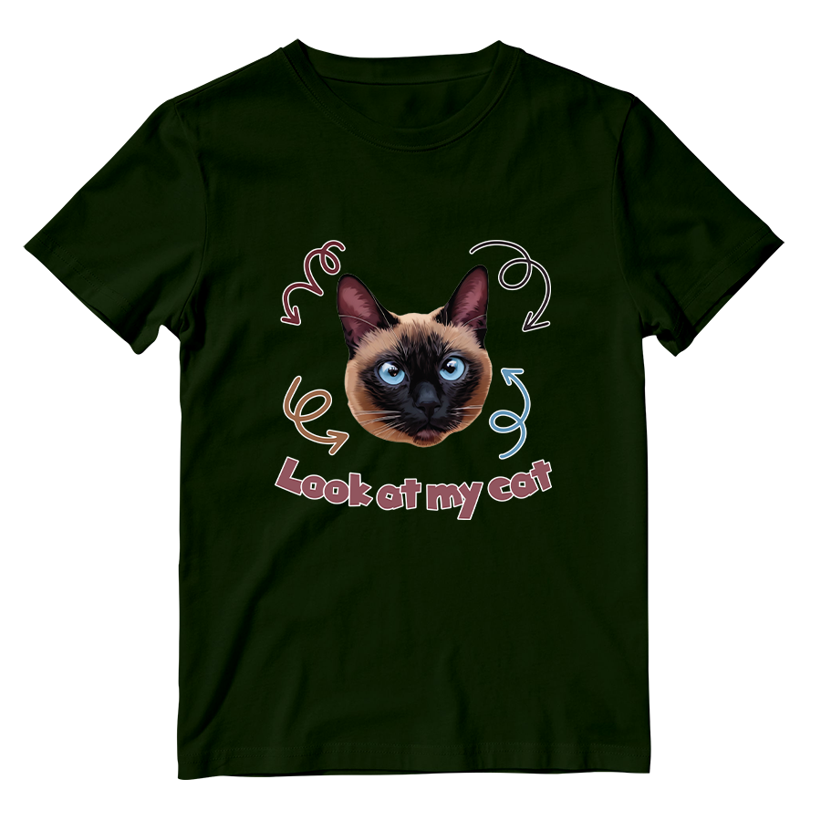 Cotton Shirt: Look at My Cat