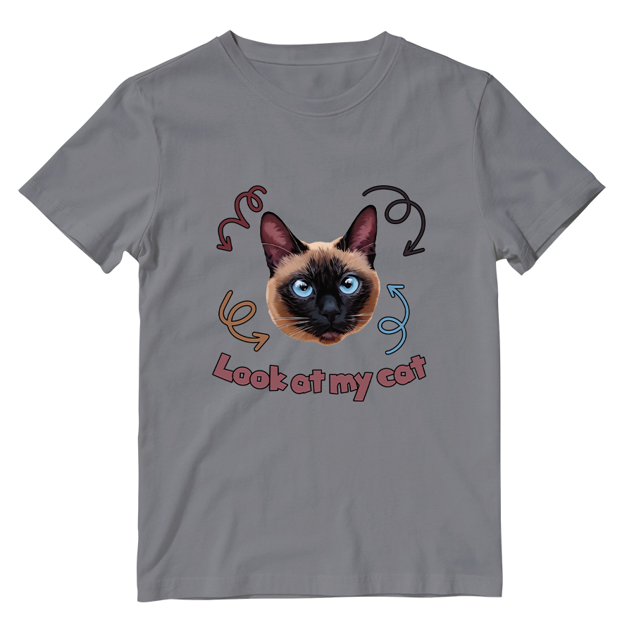 Cotton Shirt: Look at My Cat