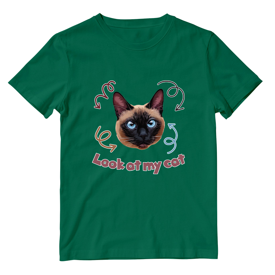 Cotton Shirt: Look at My Cat