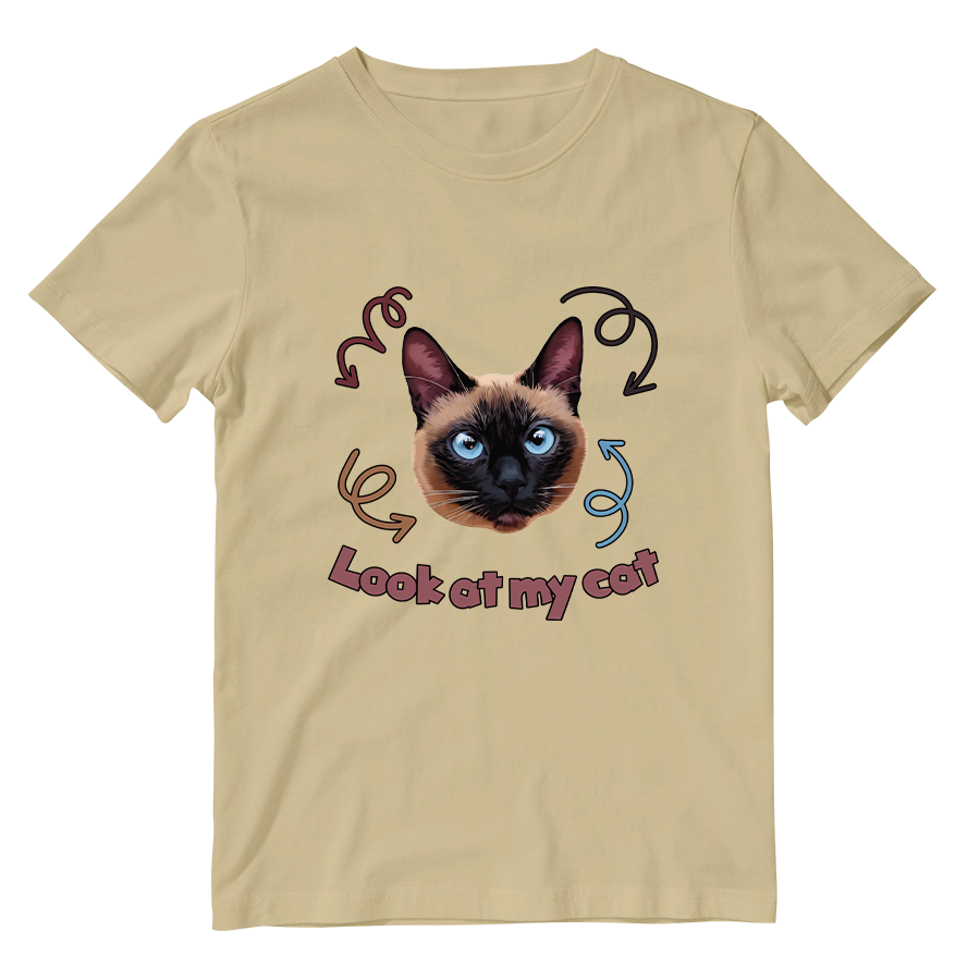 Cotton Shirt: Look at My Cat