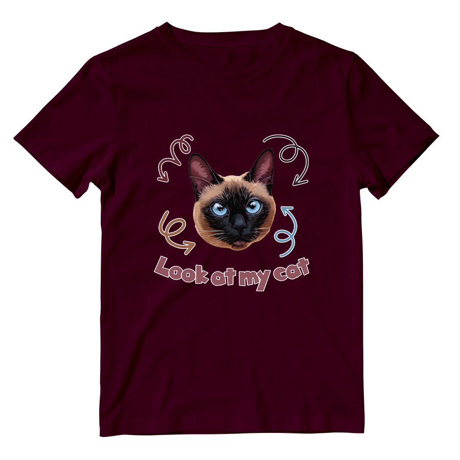 Cotton Shirt: Look at My Cat
