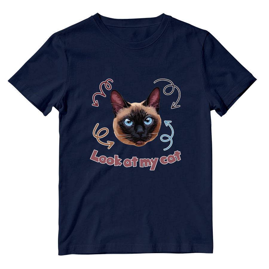 Cotton Shirt: Look at My Cat