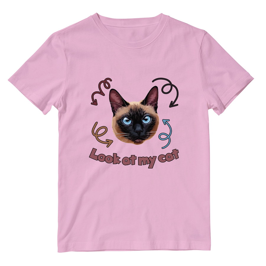 Cotton Shirt: Look at My Cat