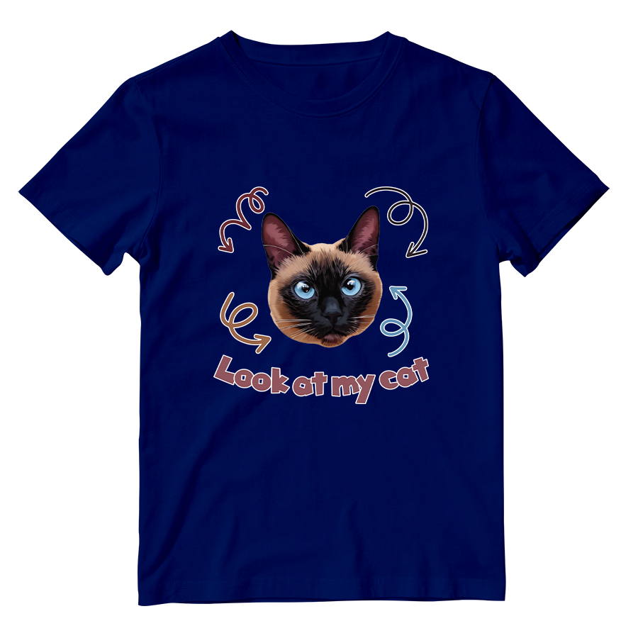 Cotton Shirt: Look at My Cat