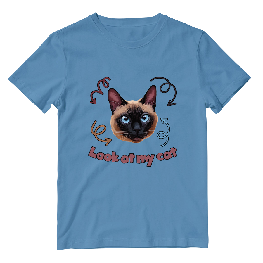 Cotton Shirt: Look at My Cat