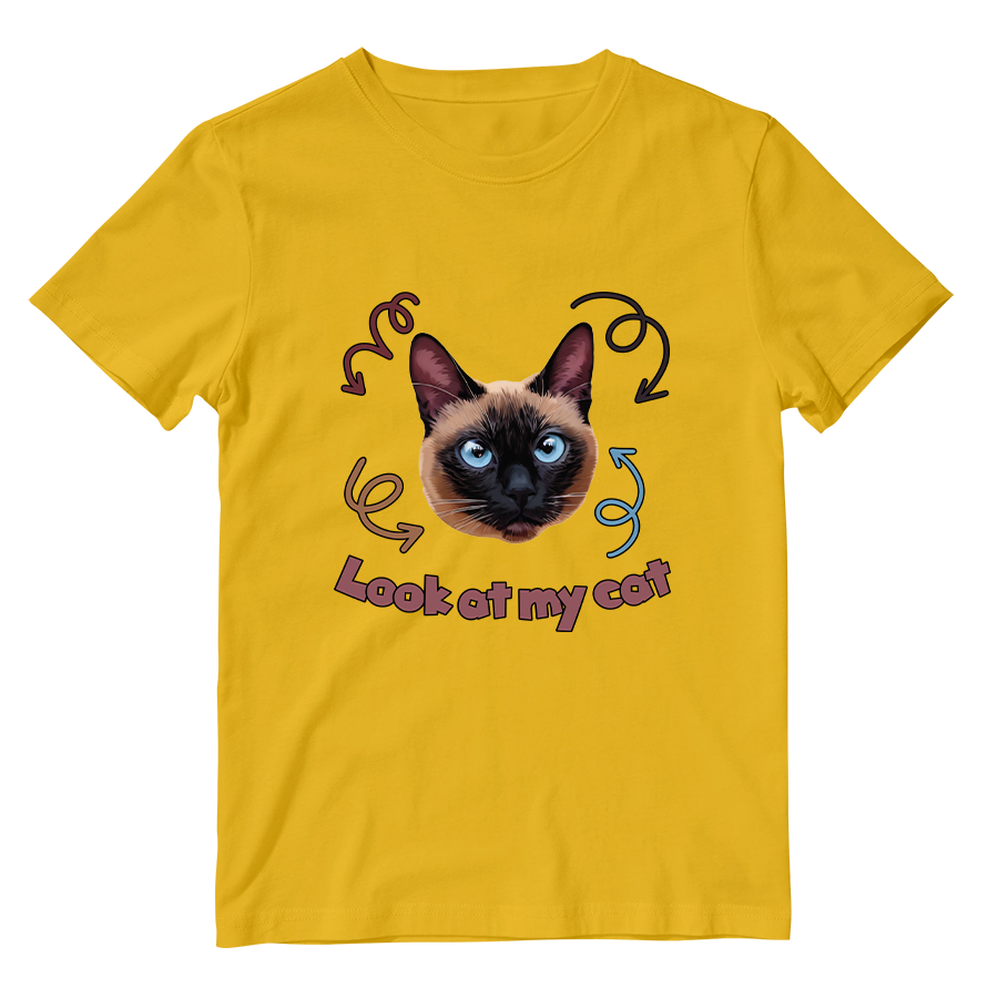 Cotton Shirt: Look at My Cat