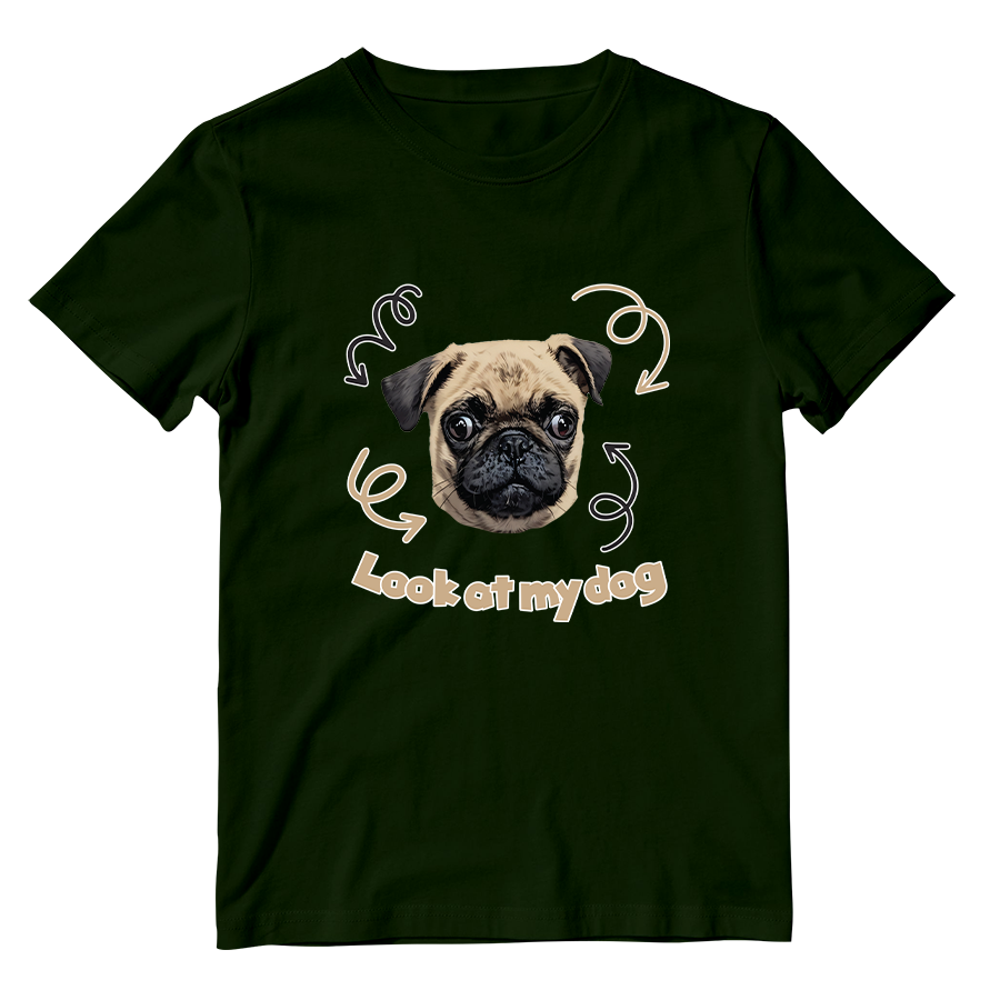 Cotton Shirt: Look at My Dog