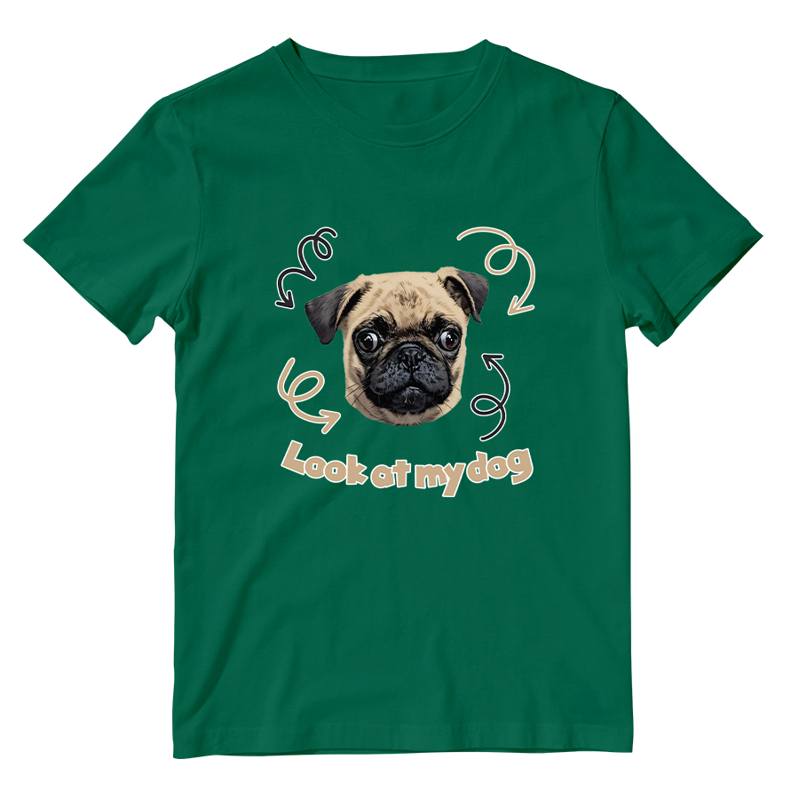 Cotton Shirt: Look at My Dog