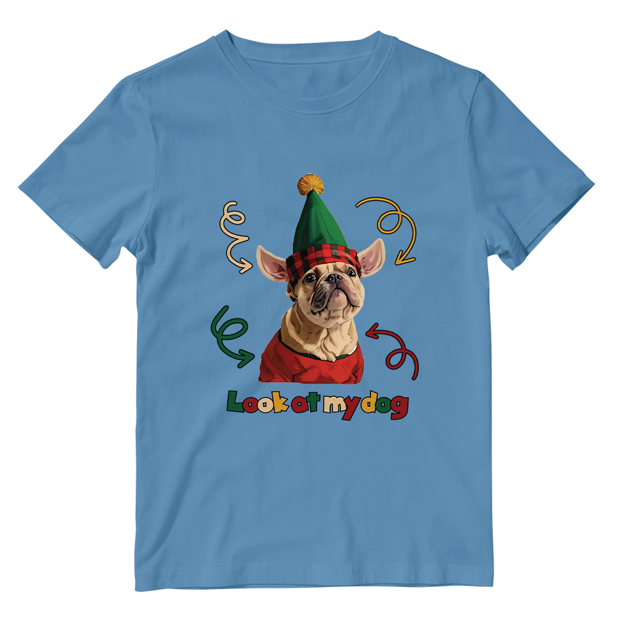 Cotton Shirt: Look at My Dog Whole Body