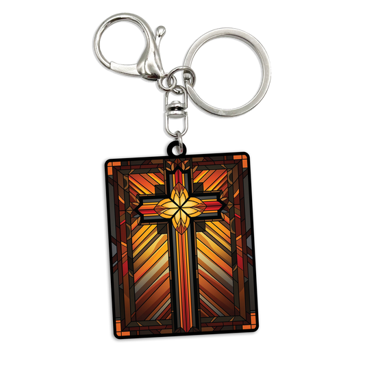Acrylic Bag Charm: Metallic Chome
