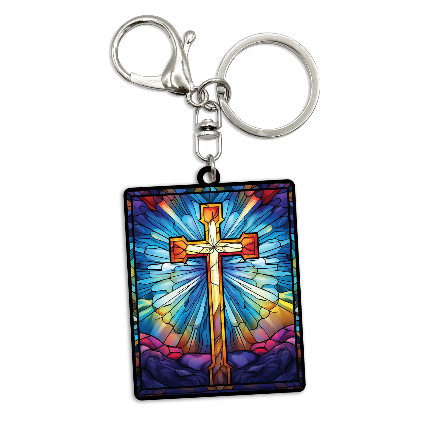 Acrylic Bag Charm: Moonstone Iris