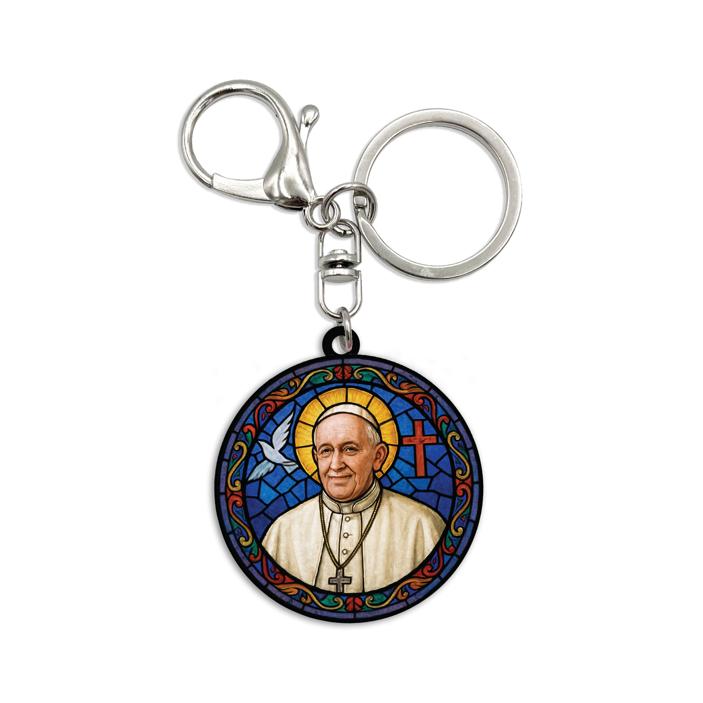 Acrylic Bag Charm: Pope Francis