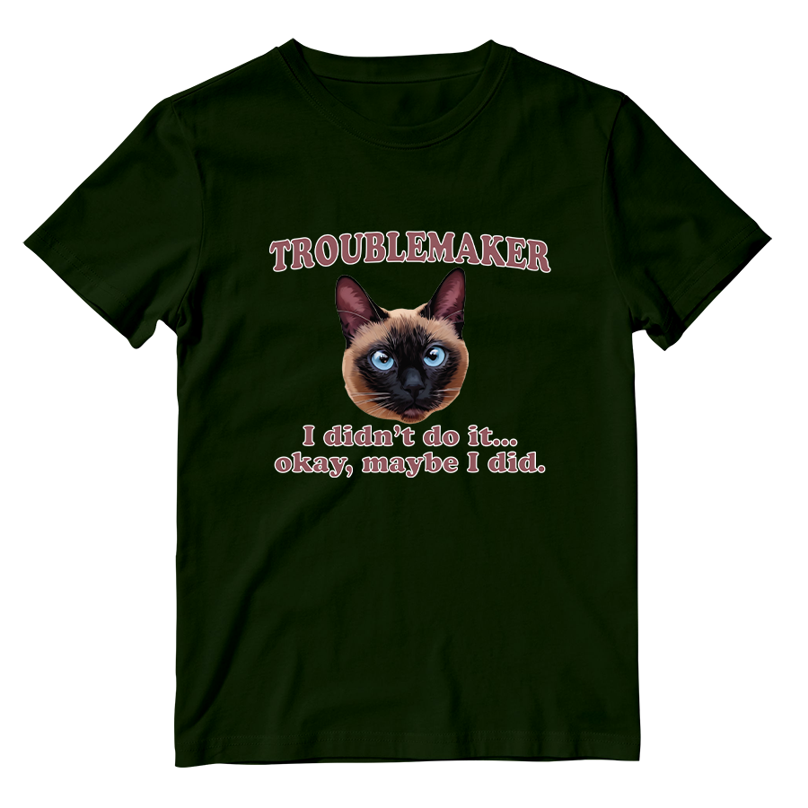 Cotton Shirt: Troublemaker