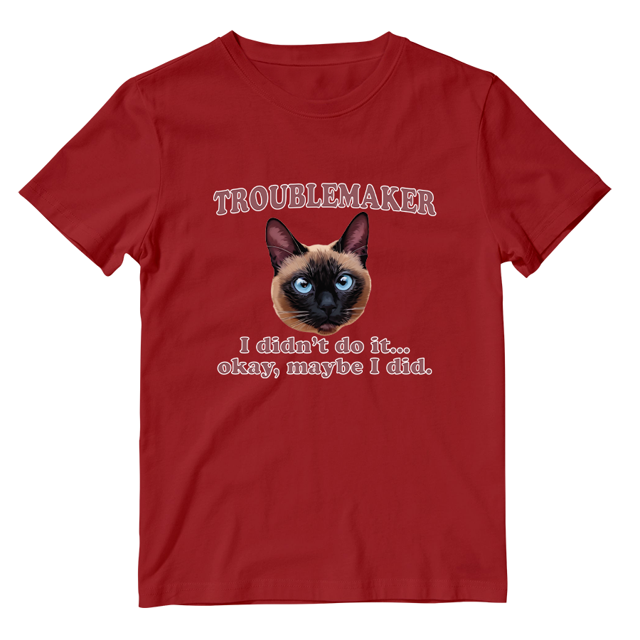 Cotton Shirt: Troublemaker