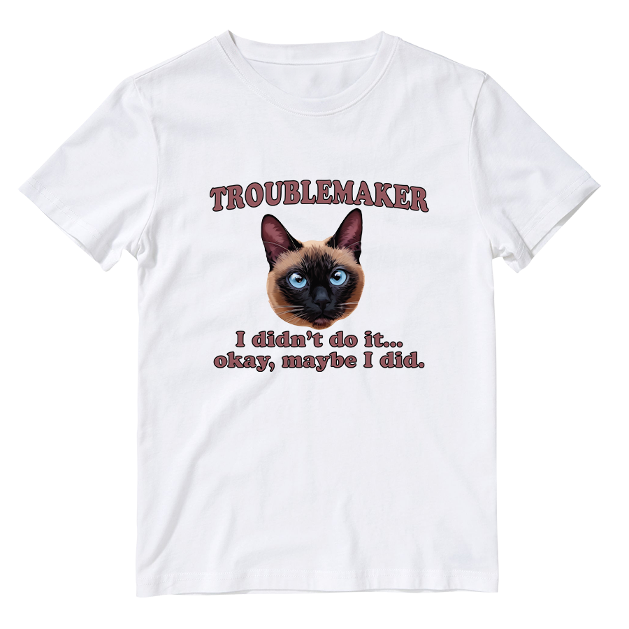 Cotton Shirt: Troublemaker