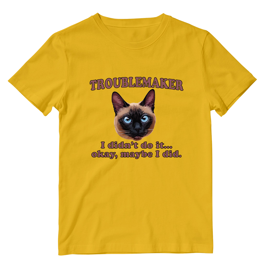 Cotton Shirt: Troublemaker