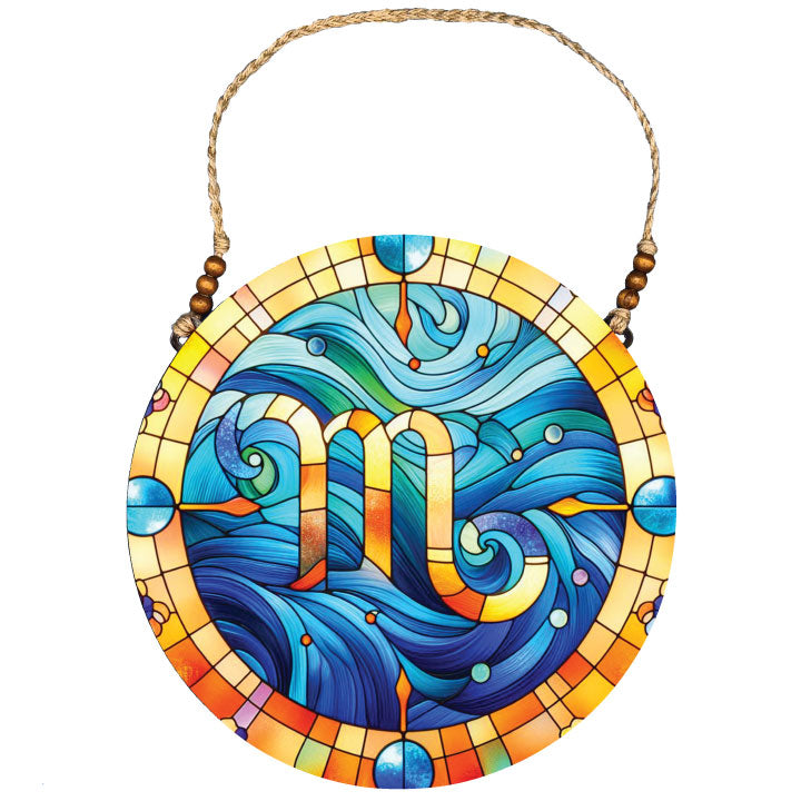 Acrylic Circular Wall Decor: VIRGO