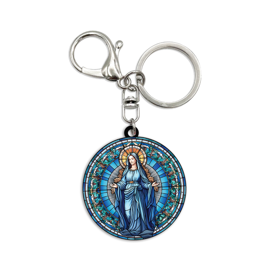 Acrylic Bag Charm: Virgin Mary