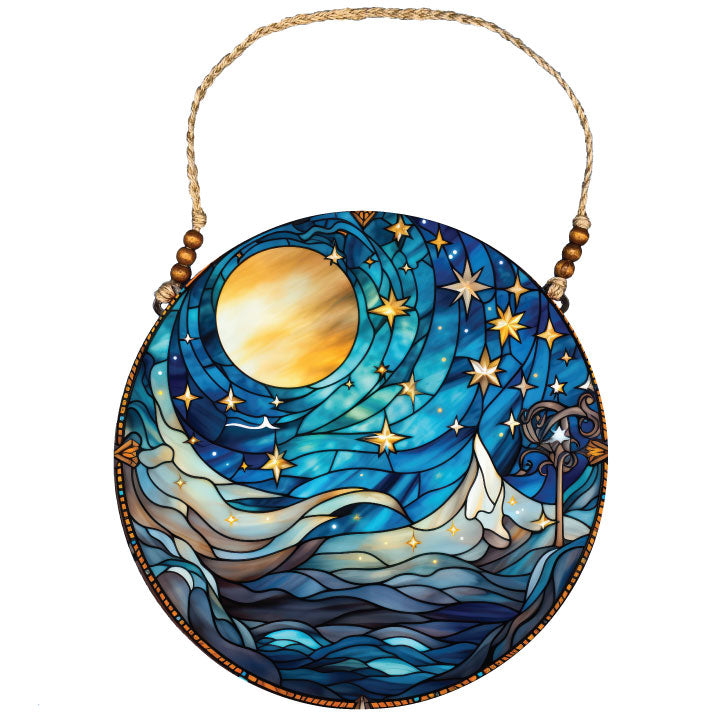Acrylic Circular Wall Decor: Queen for a Night