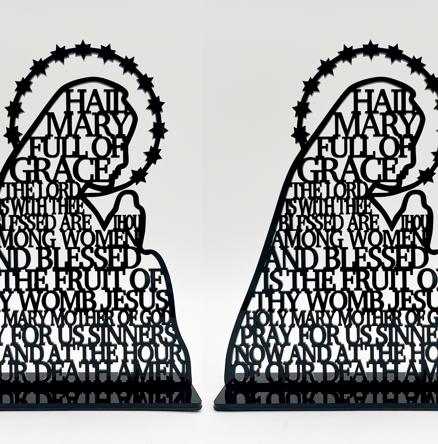 Acrylic Standing Decor: Hail Mary