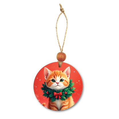 Acrylic Christmas Ornament: Cat Set 1