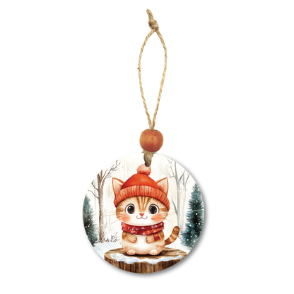 Acrylic Christmas Ornament: Cat Set 1