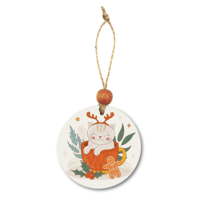 Acrylic Christmas Ornament: Cat Set 2