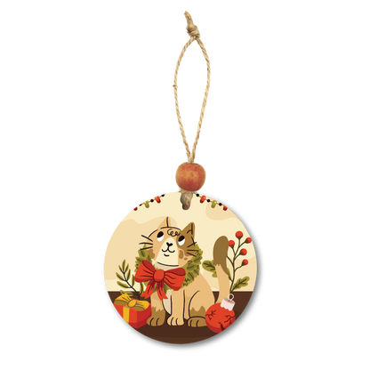 Acrylic Christmas Ornament: Cat Set 2