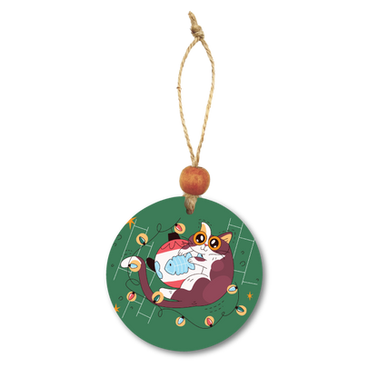 Acrylic Christmas Ornament: Cat Set 2