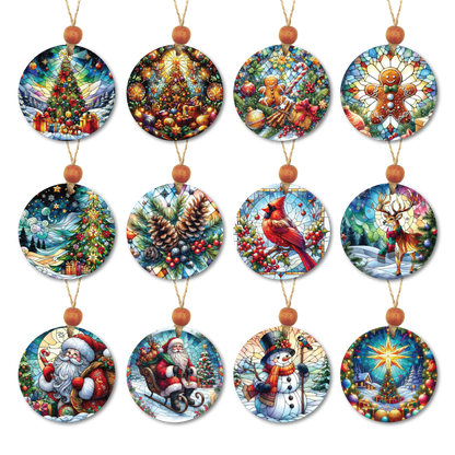 Acrylic Christmas Ornament: Christmas Set 1
