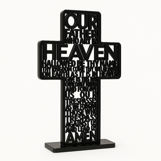 Acrylic Standing Decor: The Lord's Prayer Cutout