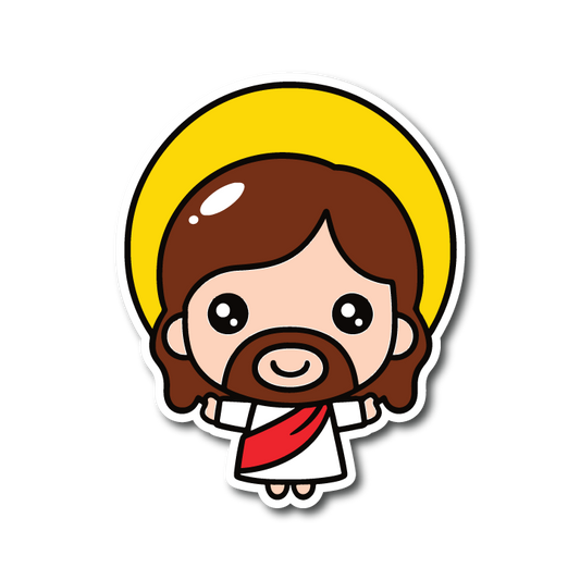 Vehicle Badge: Cute Jesus