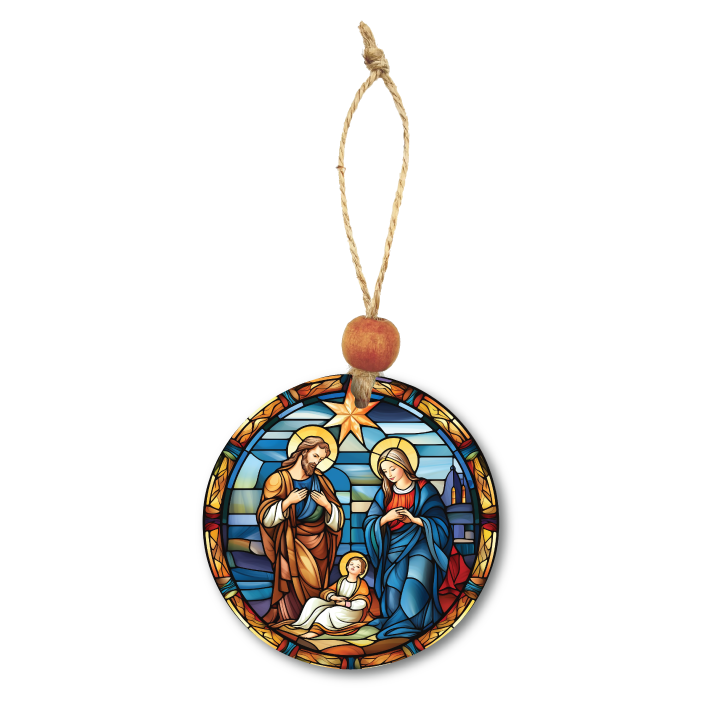 Acrylic Christmas Ornament: Holy Family Set