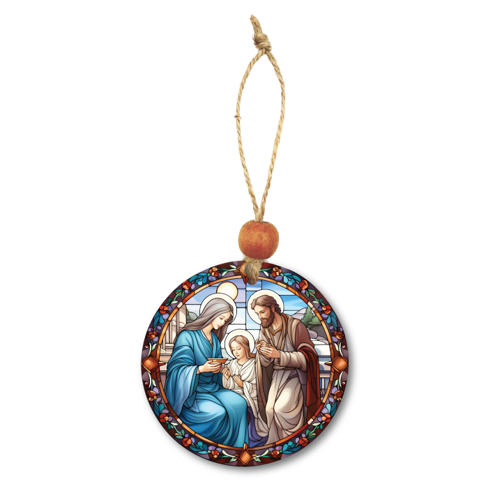 Acrylic Christmas Ornament: Holy Family Set