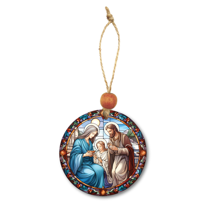 Acrylic Christmas Ornament: Holy Family Set