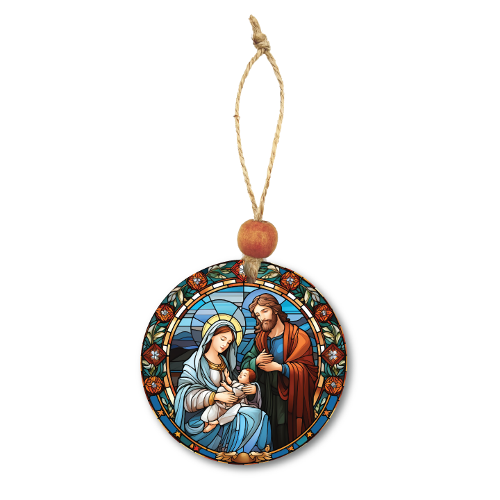 Acrylic Christmas Ornament: Holy Family Set