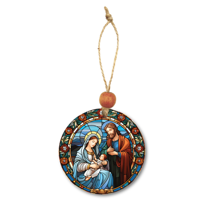 Acrylic Christmas Ornament: Holy Family Set