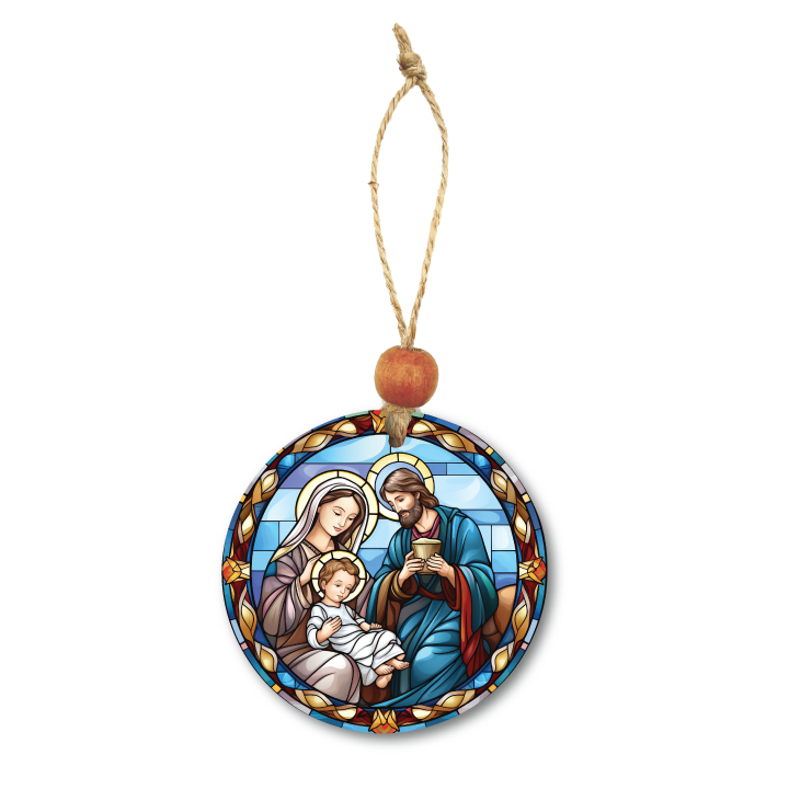 Acrylic Christmas Ornament: Holy Family Set