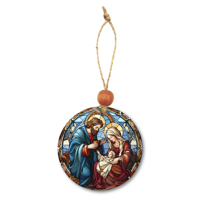 Acrylic Christmas Ornament: Holy Family Set